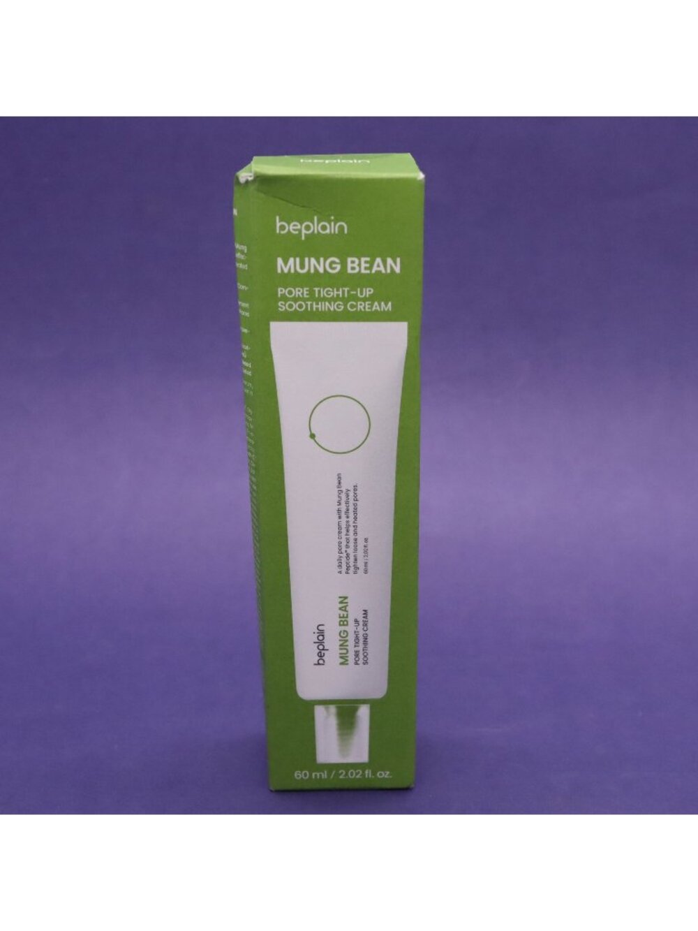 beplain Mung Bean Pore Tight-up Soothing Cream Full Size 60 ml Exp 07/28
